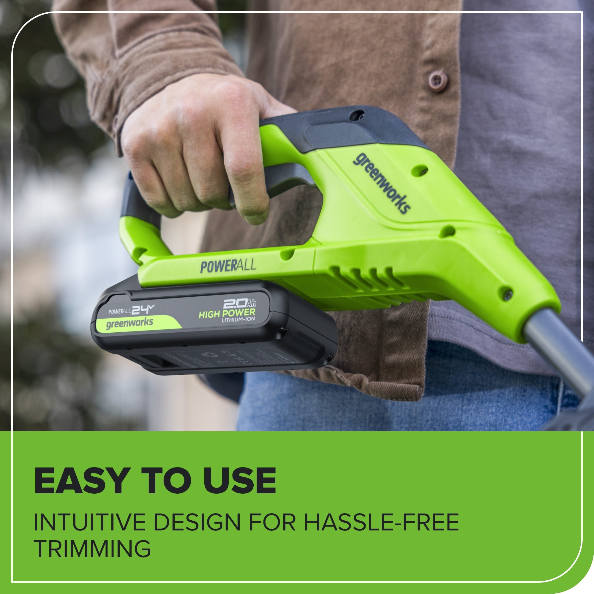 24V 10" Cordlees String Trimmer (Tool Only): (20) String Trimmer Blades