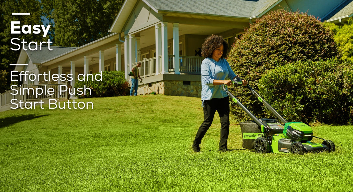 REFURBISHED 80V 21" Cordless Battery 4-in-1 Self-Propelled Lawn Mower w/ 4.0Ah, 2.0Ah Battery & Rapid Charger