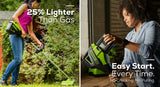 80V 16" Cordless Battery String Trimmer, 730 CFM Blower and 26" Hedge Trimmer Combo Kit: 2.0 Ah Battery and Charger