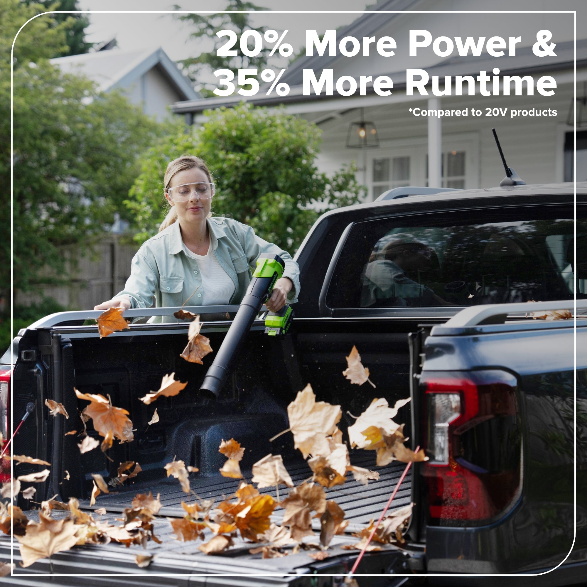 24V 270 CFM Cordless Battery Brushless Blower w/ 3.0Ah Battery & 30W Type-C Charger(3-Ft Cable)