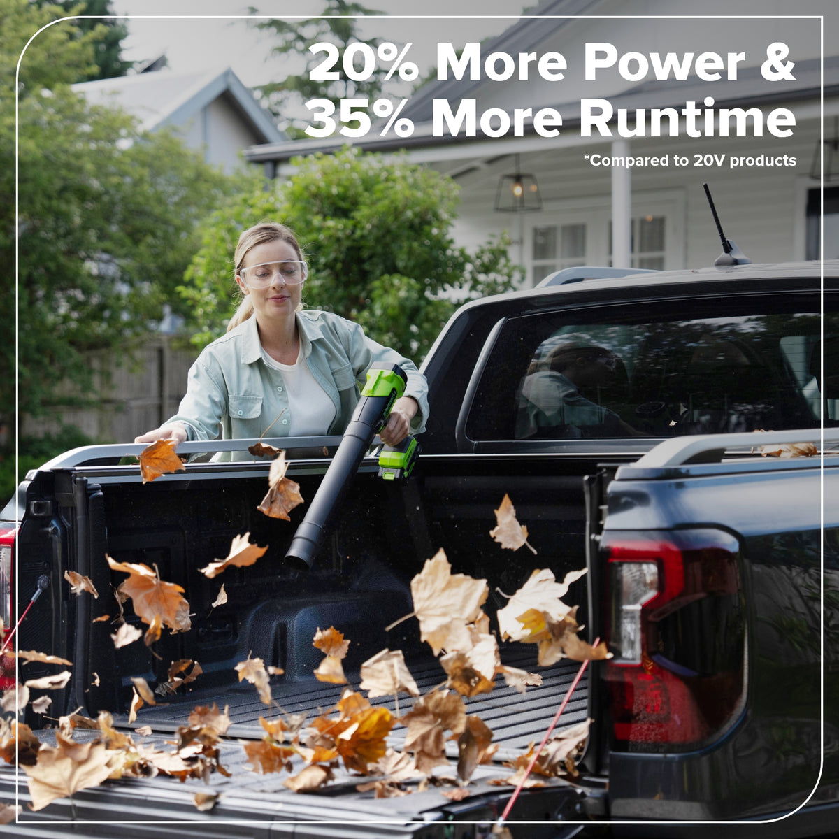 24V 270 CFM Cordless Battery Brushless Blower w/ 3.0Ah Battery & 30W Type-C Charger(3-Ft Cable)
