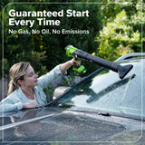 24V 270 CFM Cordless Battery Brushless Blower w/ 3.0Ah Battery & 30W Type-C Charger(3-Ft Cable)