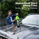 48V (24V x 2) 600 CFM Cordless Battery Leaf Blower w/ (2) 4.0Ah Batteries, 100W Type-C Charger &(2)3-Ft Cables