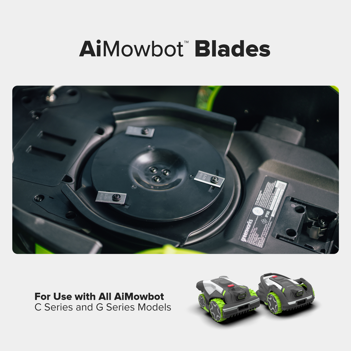 AiMowbot™ Replacement Blades (15-Pack)