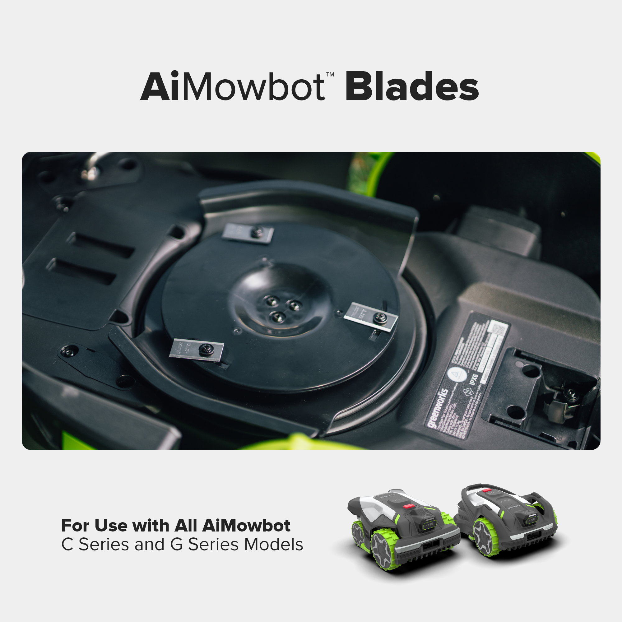 AiMowbot™ Replacement Blades (45-Pack)