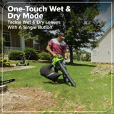 48V (24V x 2) 520 CFM Cordless Battery BL Leaf Blower/Vacuum w/ (2) 6.0Ah Battery, 100W Type-C Charger & (2) 3-Ft Cables