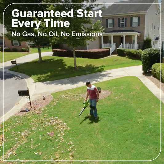 48V (24V x 2) 520 CFM Cordless Battery BL Leaf Blower/Vacuum w/ (2) 6.0Ah Battery, 100W Type-C Charger & (2) 3-Ft Cables