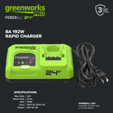 24V 200W 8A Battery Fast Charger