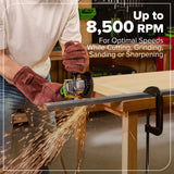 24V Brushless Power Tool 10PC Combo Kit w/ (2) 4.0Ah & (1) 2.0Ah USB-C Batteries and Charger