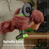 24V Brushless Power Tool 10PC Combo Kit w/ (2) 4.0Ah & (1) 2.0Ah USB-C Batteries and Charger