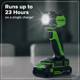 24V Brushless Power Tool 6PC Combo Kit w/ (1) 4.0Ah & (1) 2.0Ah USB-C Batteries and Charger