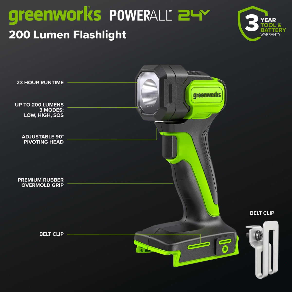 24V Brushless Power Tool 6PC Combo Kit w/ (2) 2.0Ah USB-C Batteries and 30W Charger