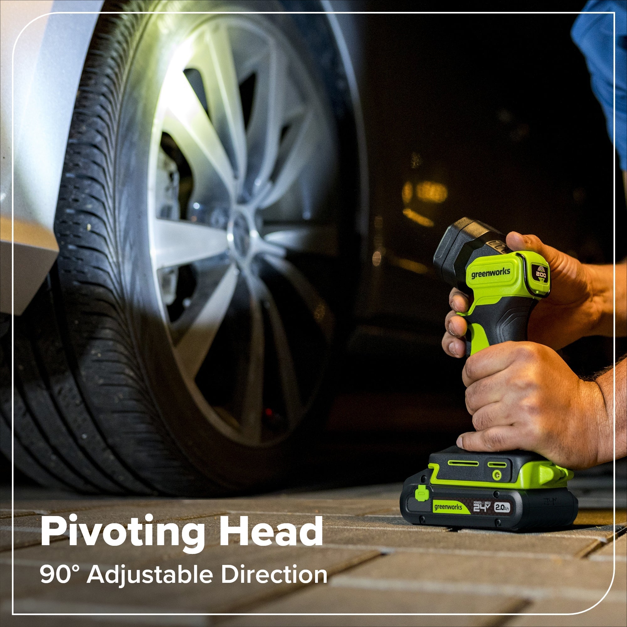 24V Brushless Power Tool 8PC Combo Kit w/ (2) 4.0Ah & (1) 2.0Ah USB-C Batteries and Charger