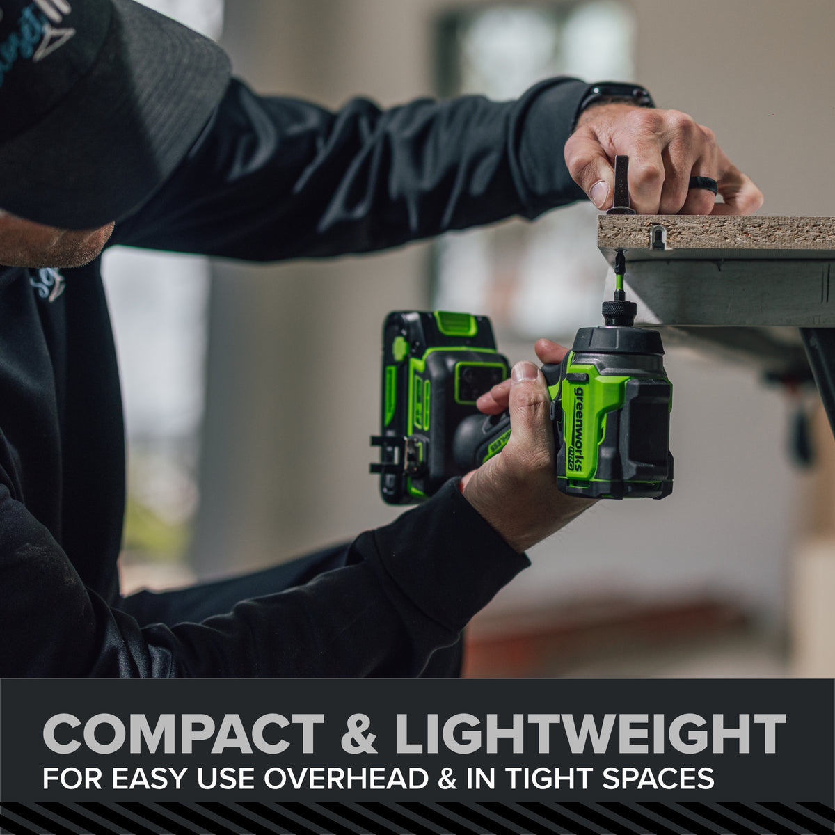 24V Cordless Battery 530 in-lbs Drill / Driver and 2200 in-lbs Impact Driver, Two(2) 2.0 Ah USB-C Batteries and 65W USB-C Charger