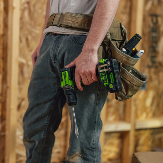 24V Cordless Battery 530 in-lbs Drill / Driver and 2200 in-lbs Impact Driver, Two(2) 2.0 Ah USB-C Batteries and 65W USB-C Charger