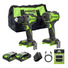 24V PowerAll Pro 530 in-lb Drill Driver and 2,200 in-lb Impact Driver Combo Kit, with (2) 2.0Ah Batteries, 65W Charger, 3' Cable, Belt Clips, Carrying Bag and 10-PCS Bit Set