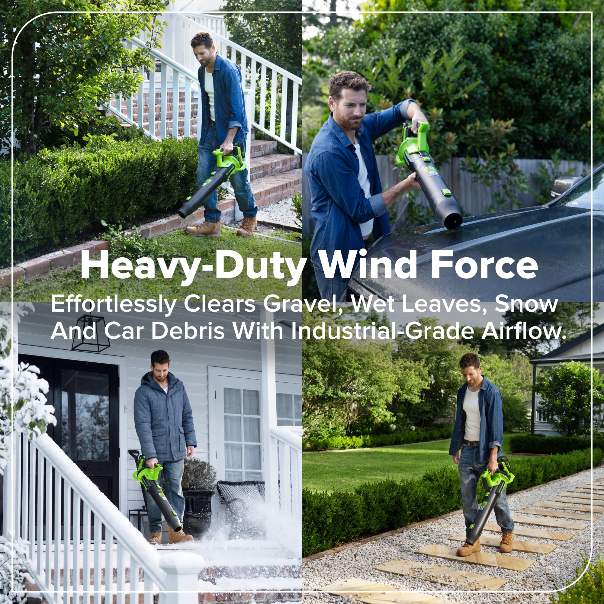 24V 12" Cordless Battery String Trimmer/Edger and 515 CFM Blower Combo Kit w/ 3.0Ah Battery,65W Type-C Charger & (2) 3-Ft Cables