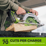 24V PowerAll 6-1/2" 5000RPM Circular Saw, Tool Only