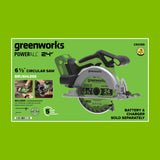 24V PowerAll 6-1/2" 5000RPM Circular Saw, Tool Only