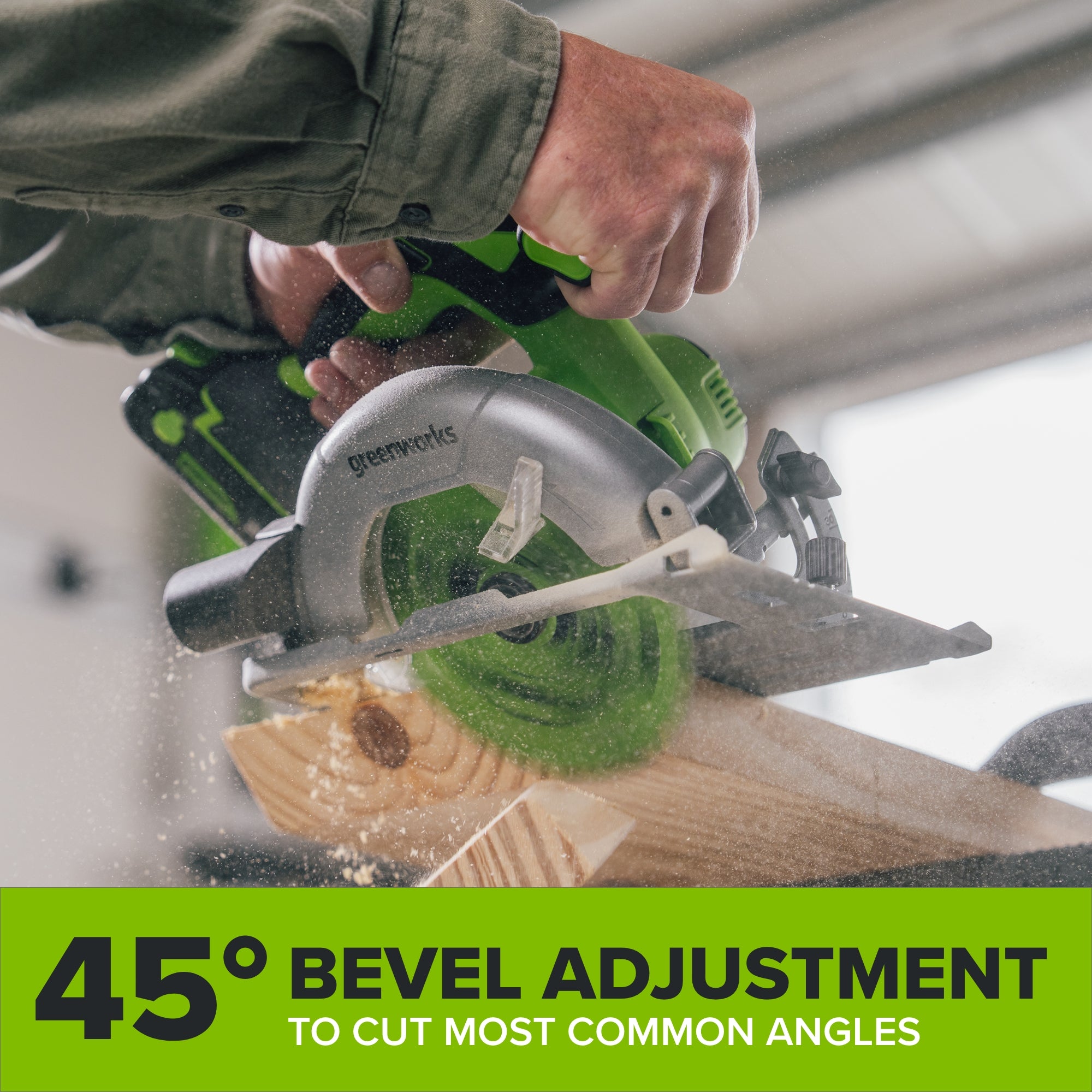 24V PowerAll 6-1/2" 5000RPM Circular Saw, Tool Only