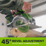 24V PowerAll 6-1/2" 5000RPM Circular Saw, Tool Only
