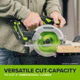 24V PowerAll 6-1/2" 5000RPM Circular Saw, Tool Only