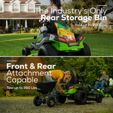 82V 42" CrossoverT Riding Lawn Tractor: (4) 82V 6.0 Ah Batteries and (1) 600W Turbo Wall Charger, CRT4282