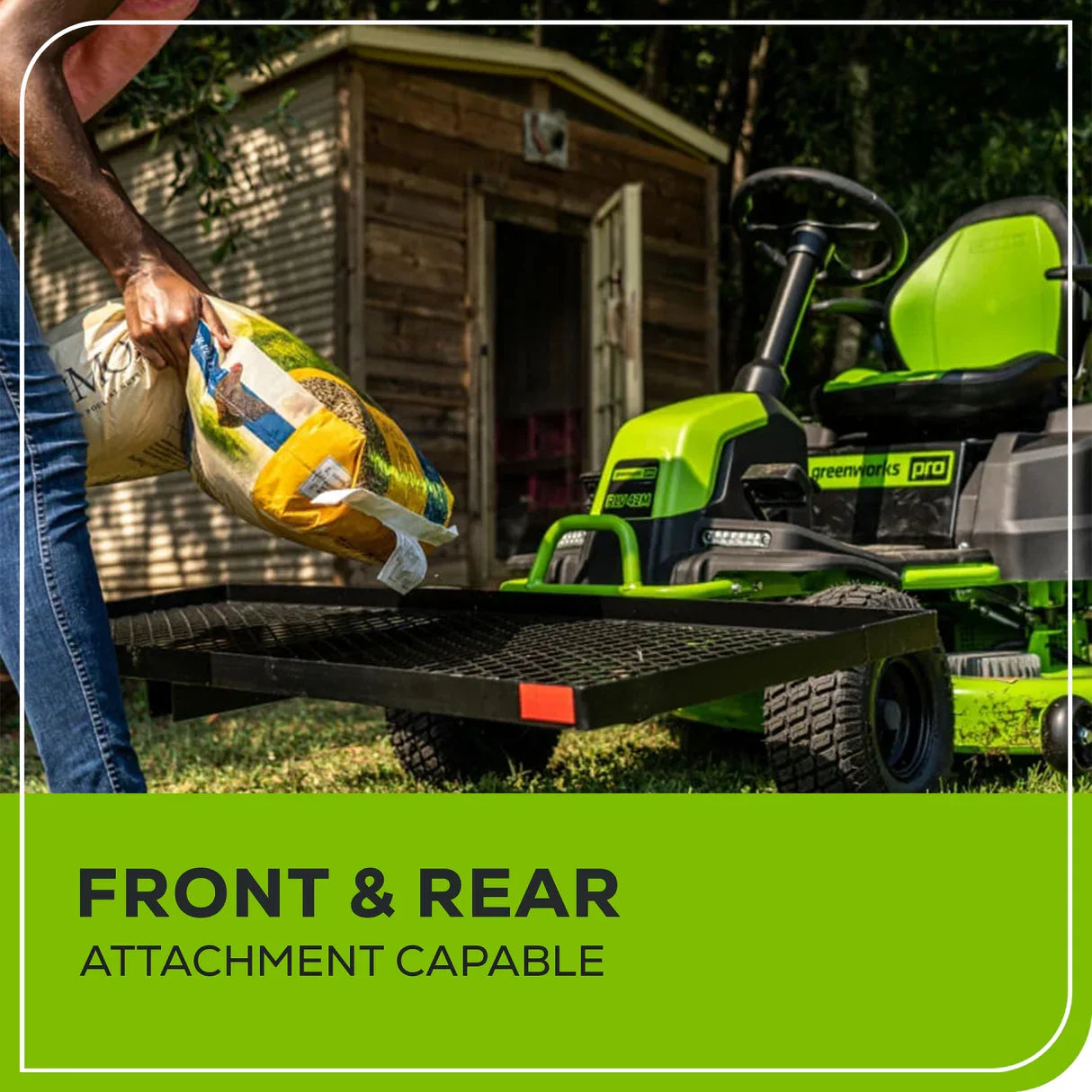 82V 42" CrossoverT Riding Lawn Tractor: (4) 82V 6.0 Ah Batteries and (1) 600W Turbo Wall Charger, CRT4282