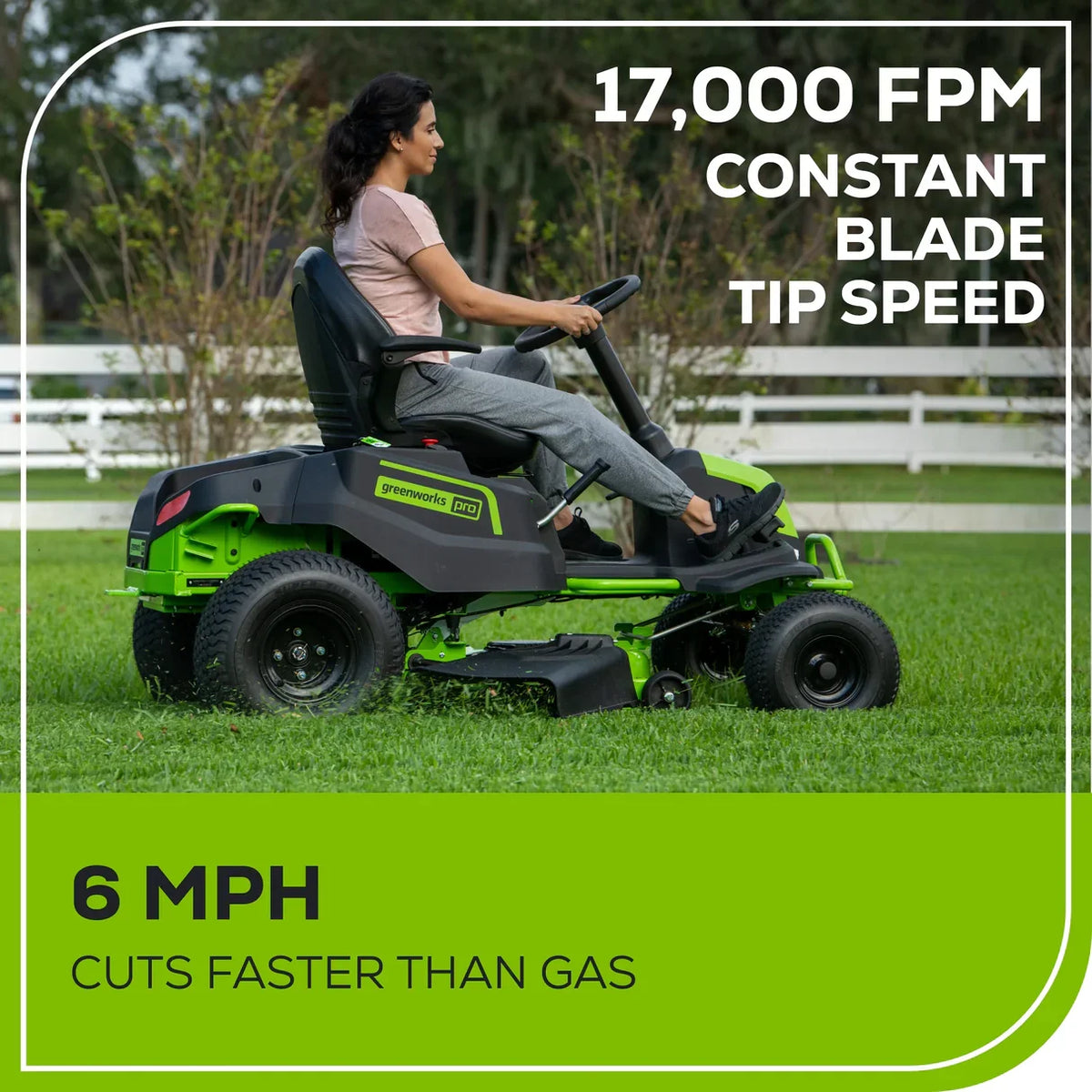 82V 42" CrossoverT Riding Lawn Tractor: (4) 82V 6.0 Ah Batteries and (1) 600W Turbo Wall Charger, CRT4282