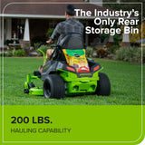 60V 42" Electric CrossoverZ Zero Turn Mower: (4) 8 Ah Batteries and 600W Wall Charger