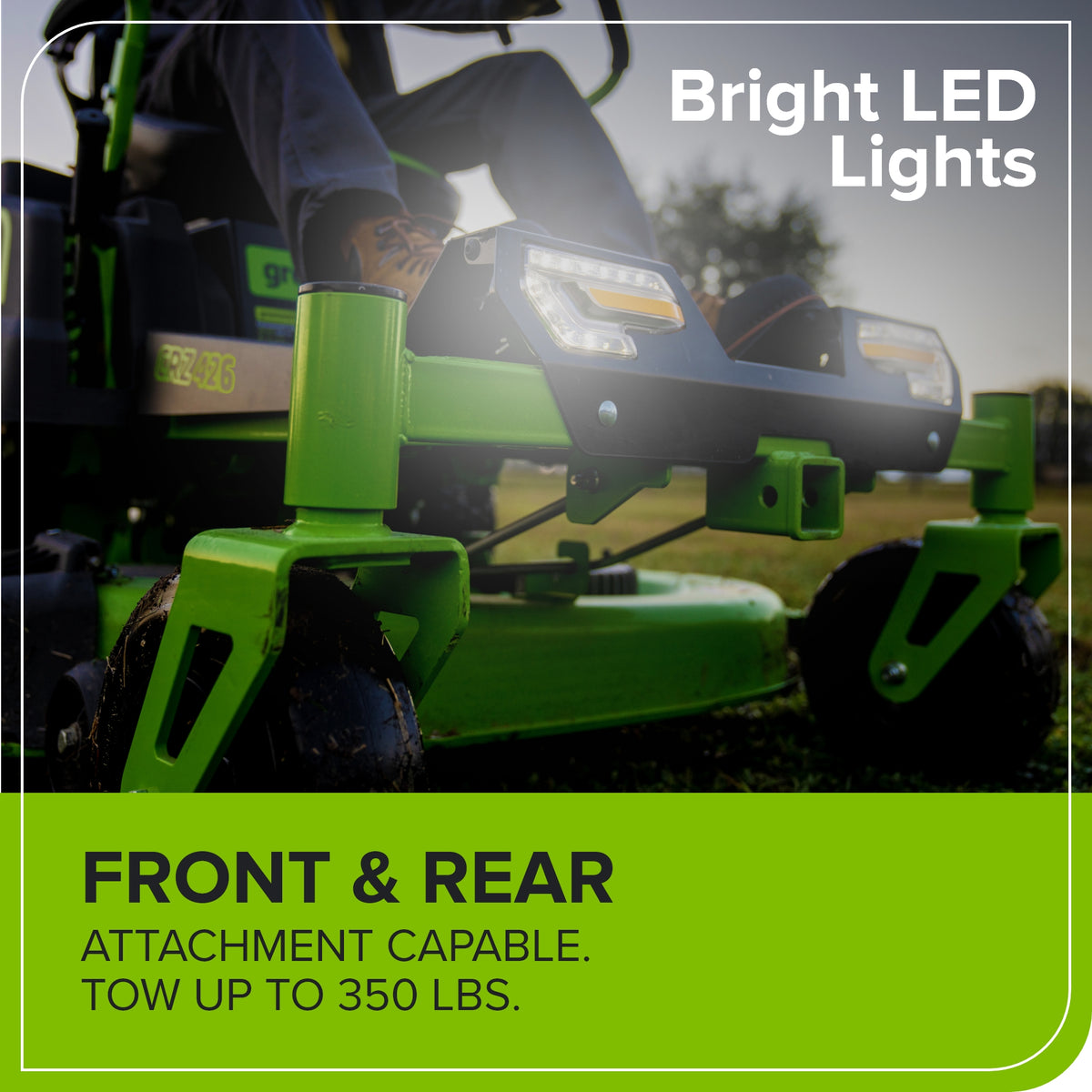 60V 42" Electric CrossoverZ Zero Turn Mower: (4) 8 Ah Batteries and 600W Wall Charger