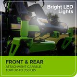 60V 42" Electric CrossoverZ Zero Turn Mower: (4) 8 Ah Batteries and 600W Wall Charger