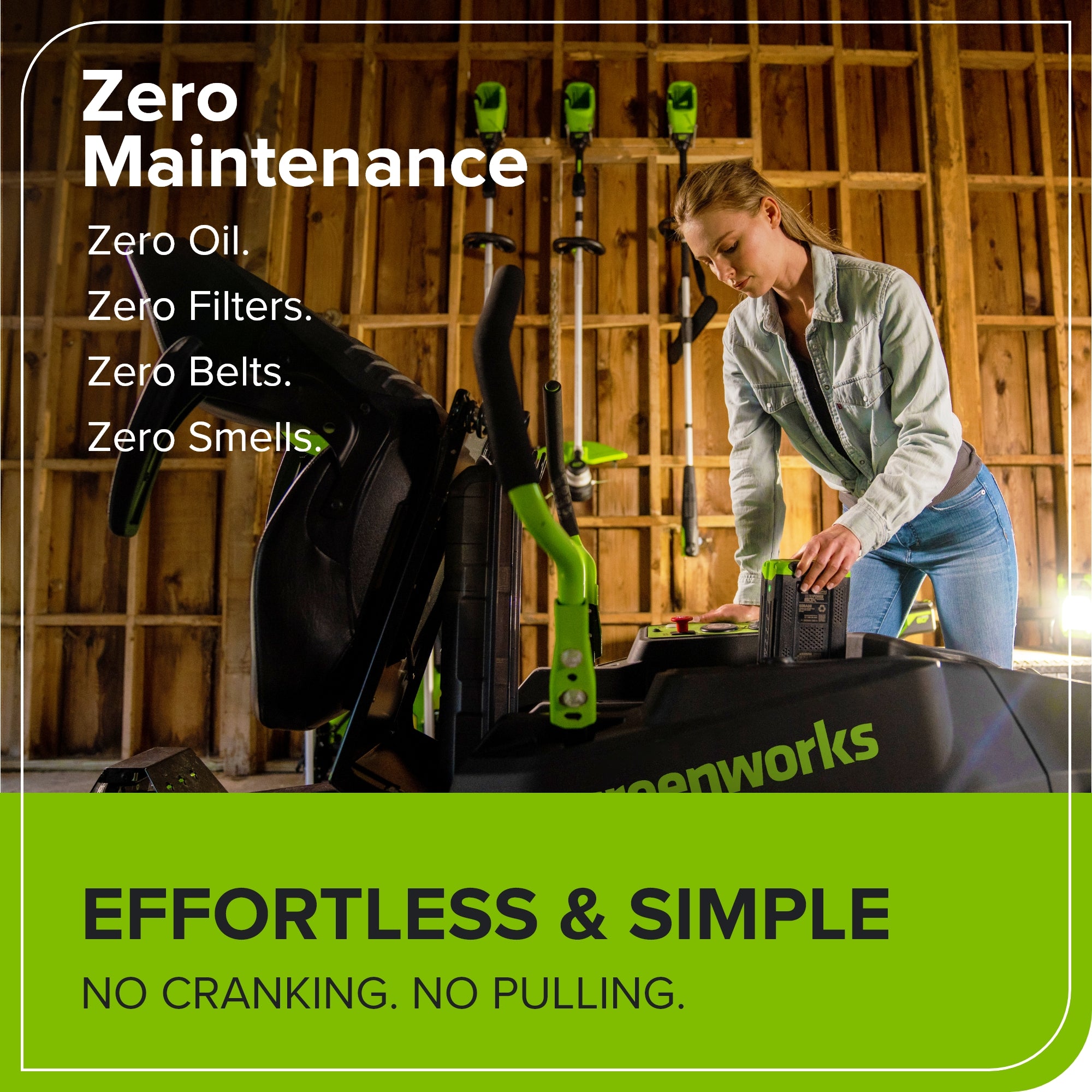 60V 42" Electric CrossoverZ Zero Turn Mower: (4) 8 Ah Batteries and 600W Wall Charger