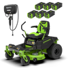 82V 42" Cordless Battery CrossoverZ Zero Turn Lawn Mower: (6) 6.0 Ah Batteries, (1) 600W Wall Charger, CRZ4282
