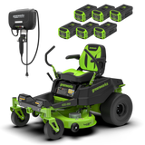 82V 42" Cordless Battery CrossoverZ Zero Turn Lawn Mower: (6) 6.0 Ah Batteries, (1) 600W Wall Charger, CRZ4282