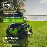 82V 42" Cordless Battery CrossoverZ Zero Turn Lawn Mower: (6) 6.0 Ah Batteries, (1) 600W Wall Charger, CRZ4282