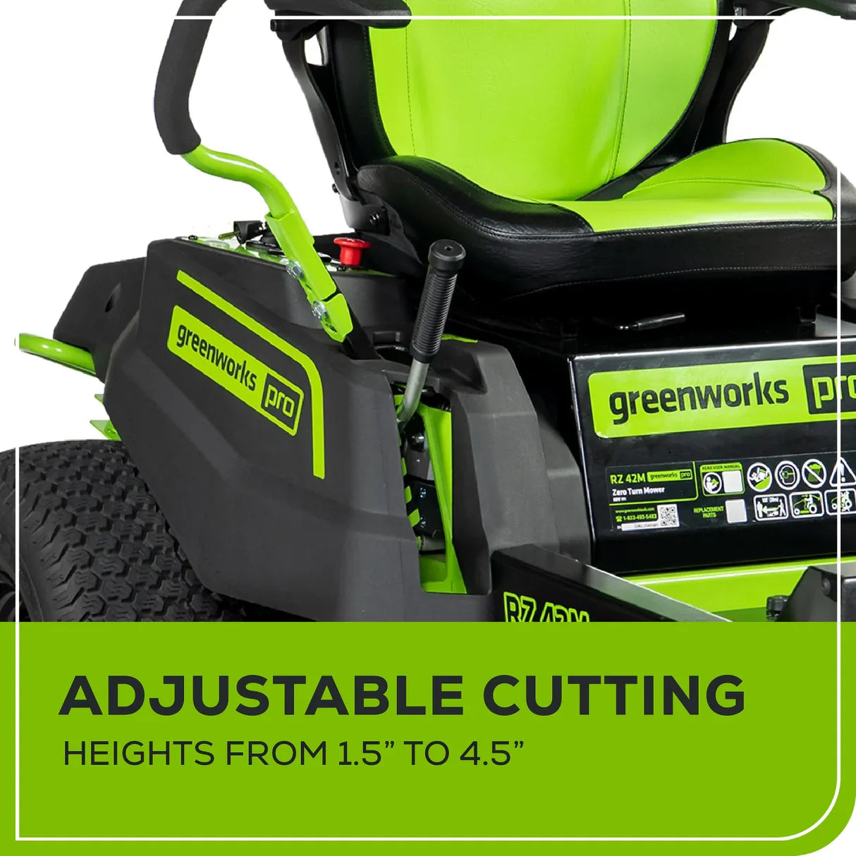 82V 42" Cordless Battery CrossoverZ Zero Turn Lawn Mower: (6) 6.0 Ah Batteries, (1) 600W Wall Charger, CRZ4282