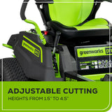 82V 42" Cordless Battery CrossoverZ Zero Turn Lawn Mower: (6) 6.0 Ah Batteries, (1) 600W Wall Charger, CRZ4282