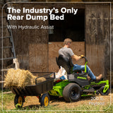 80V 42" Cordless Battery CrossoverZ Zero Turn Lawn Mower, (6) 6Ah Batteries and 600W Wall Charger