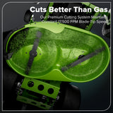 80V 42" Cordless Battery CrossoverZ Zero Turn Lawn Mower, (6) 6Ah Batteries and 600W Wall Charger