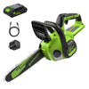 24V 10" Cordless Battery Chainsaw w/ 2.0Ah  Battery & 30W Type-C Charger(3-Ft Cable)