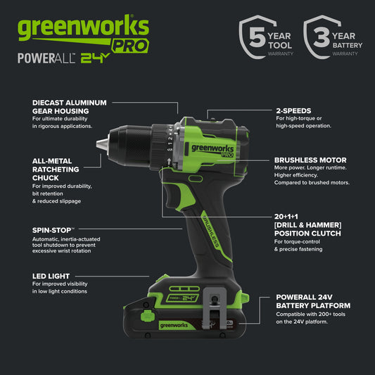 24V Cordless Battery 5 Series  1/2
