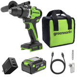24V Cordless Battery 1/2" 800 in/lbs Drill Driver w/ 4.0Ah USB-C Battery & 65W USB-C Fast Charger