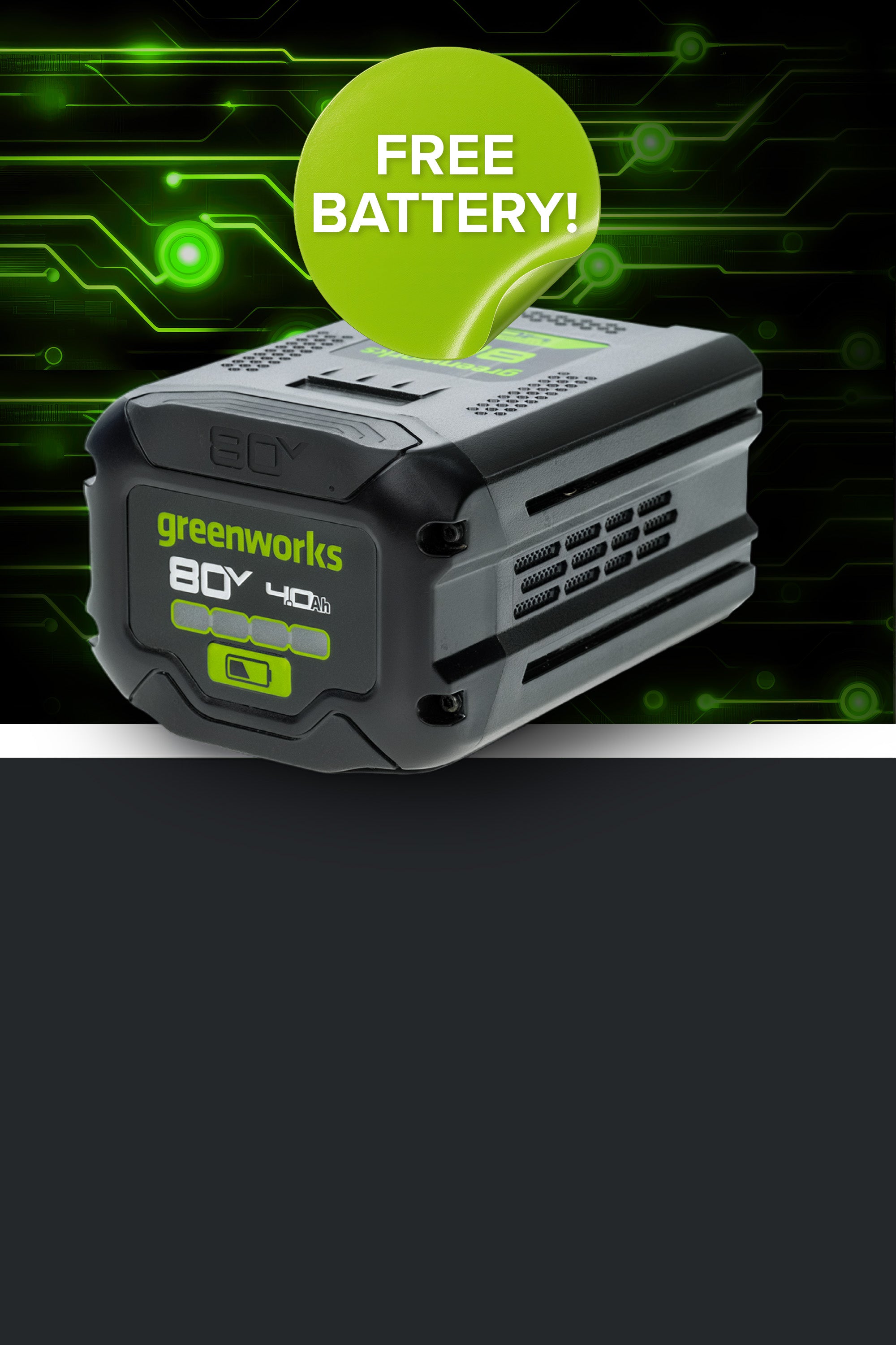 Greenworks Outdoor Power Equipment, Lawn & Garden Tools