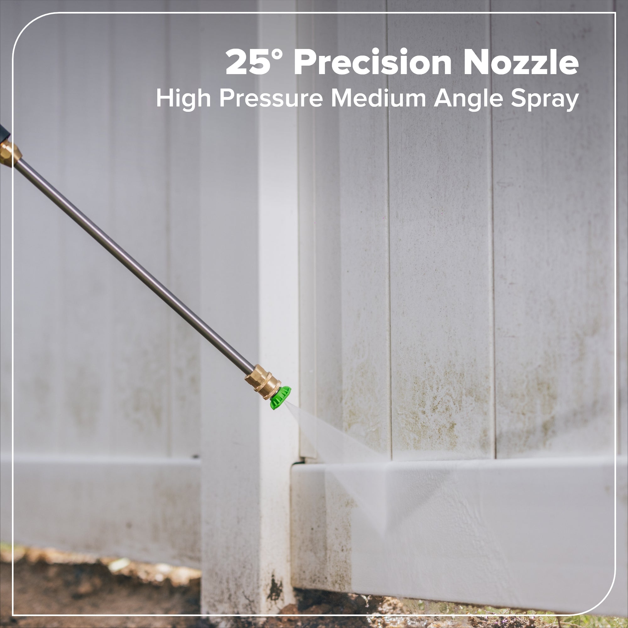 2400-PSI Brushless 1.2 GPM Four-Weel Electric Pressure Washer