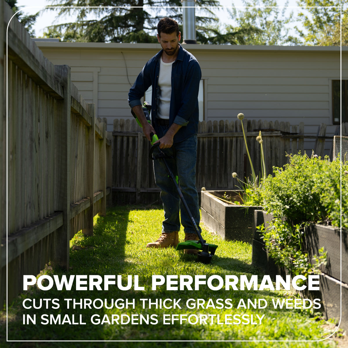 48V (24V x 2) 16" Cordless Battery Brushless String Trimmer (Attachment Capable) w/ (2) 4.0Ah 21700 Batteries, 100W Type-C Charger & (2) 3-Ft Cables