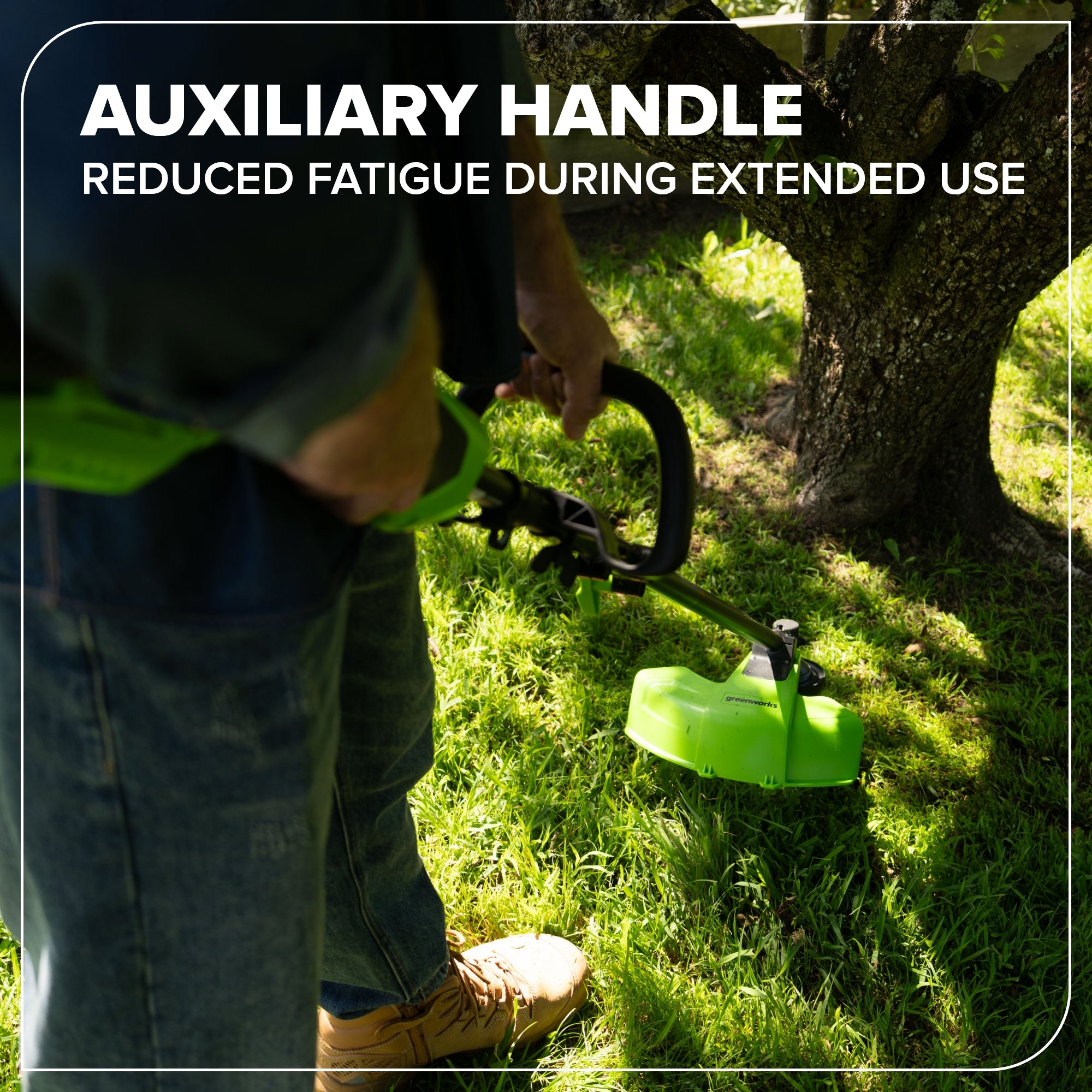 48V (24V x 2) 16" Cordless Battery Brushless String Trimmer (Attachment Capable) w/ (2) 4.0Ah 21700 Batteries, 100W Type-C Charger & (2) 3-Ft Cables