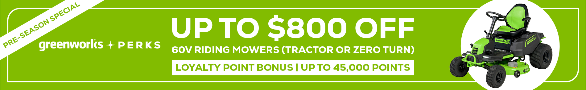 60V Riding Mower Deals