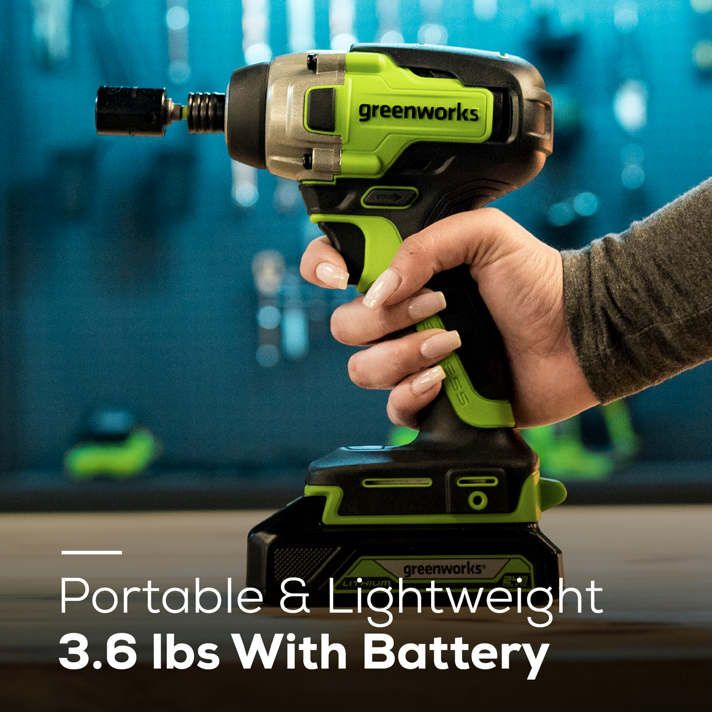 24V 1/4" 2650 in/lbs Brushless Impact Driver (Tool Only)