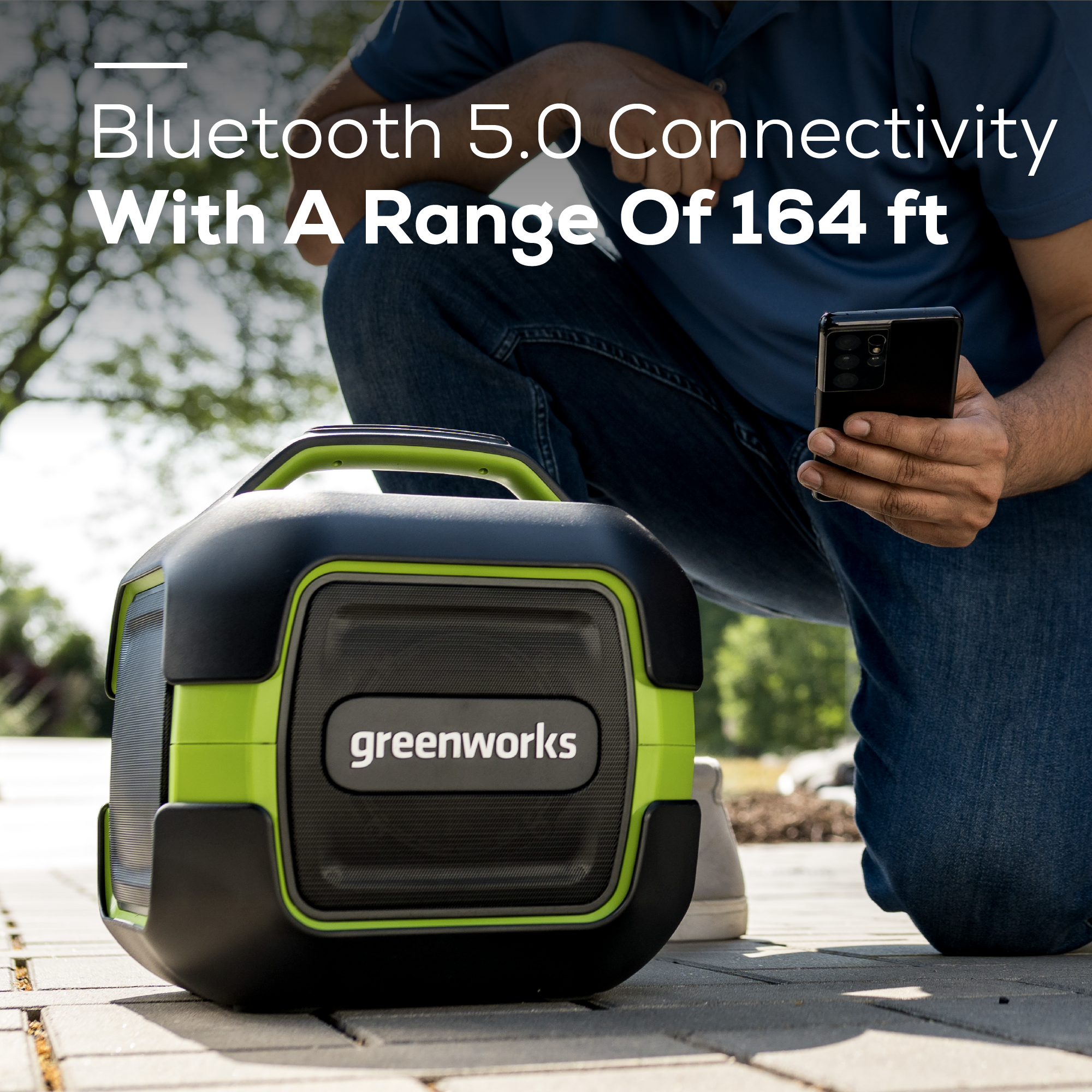 24V Bluetooth Speaker w/ 2.0Ah Battery & Charger
